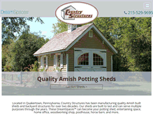 Tablet Screenshot of countrystructures.com